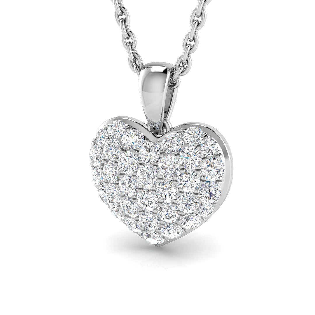 SP4242 — Pendant - 9 KT White Gold