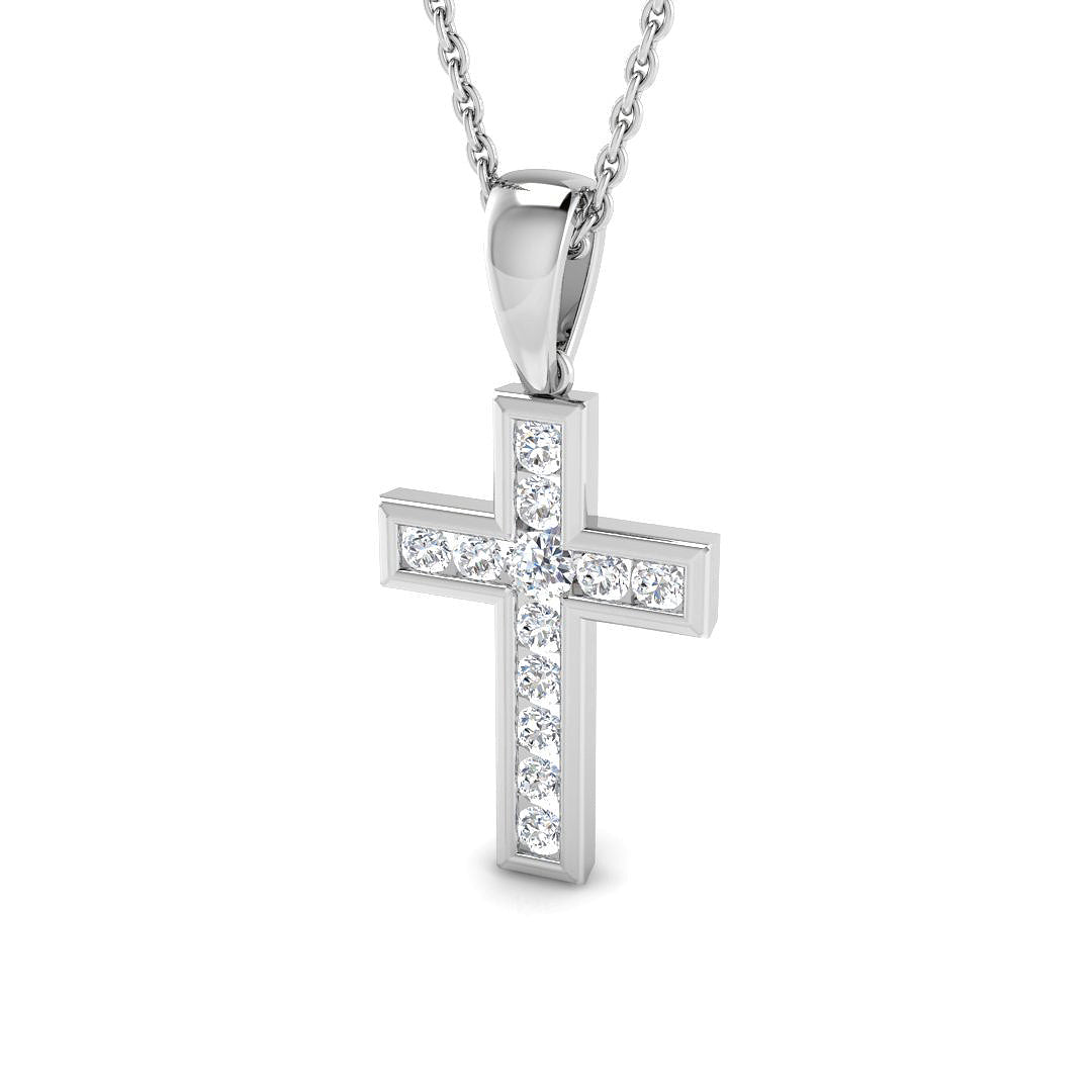 SP4269 — Cross - 9k White Gold