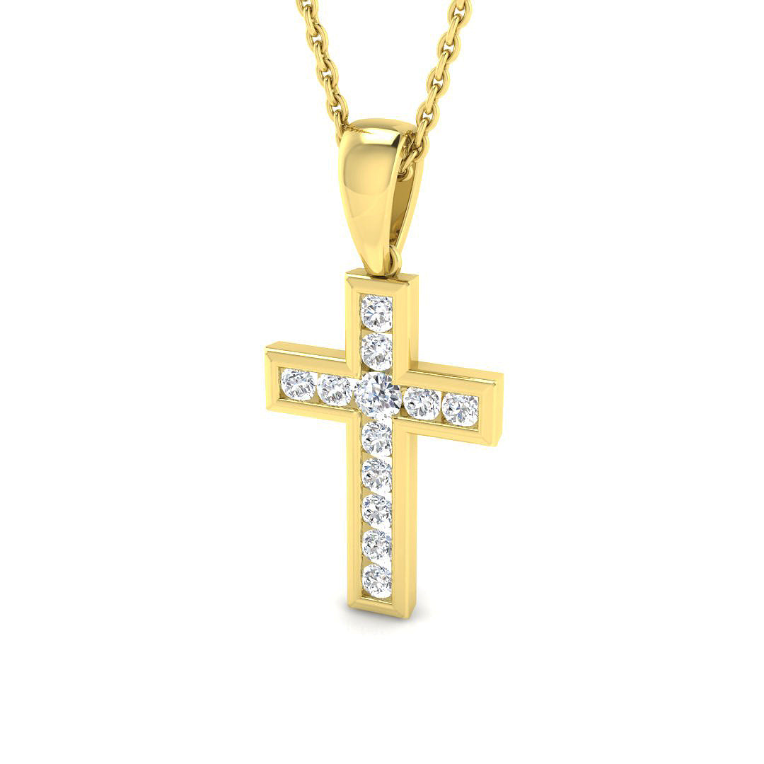 SP4269 — Cross - 9k Yellow Gold
