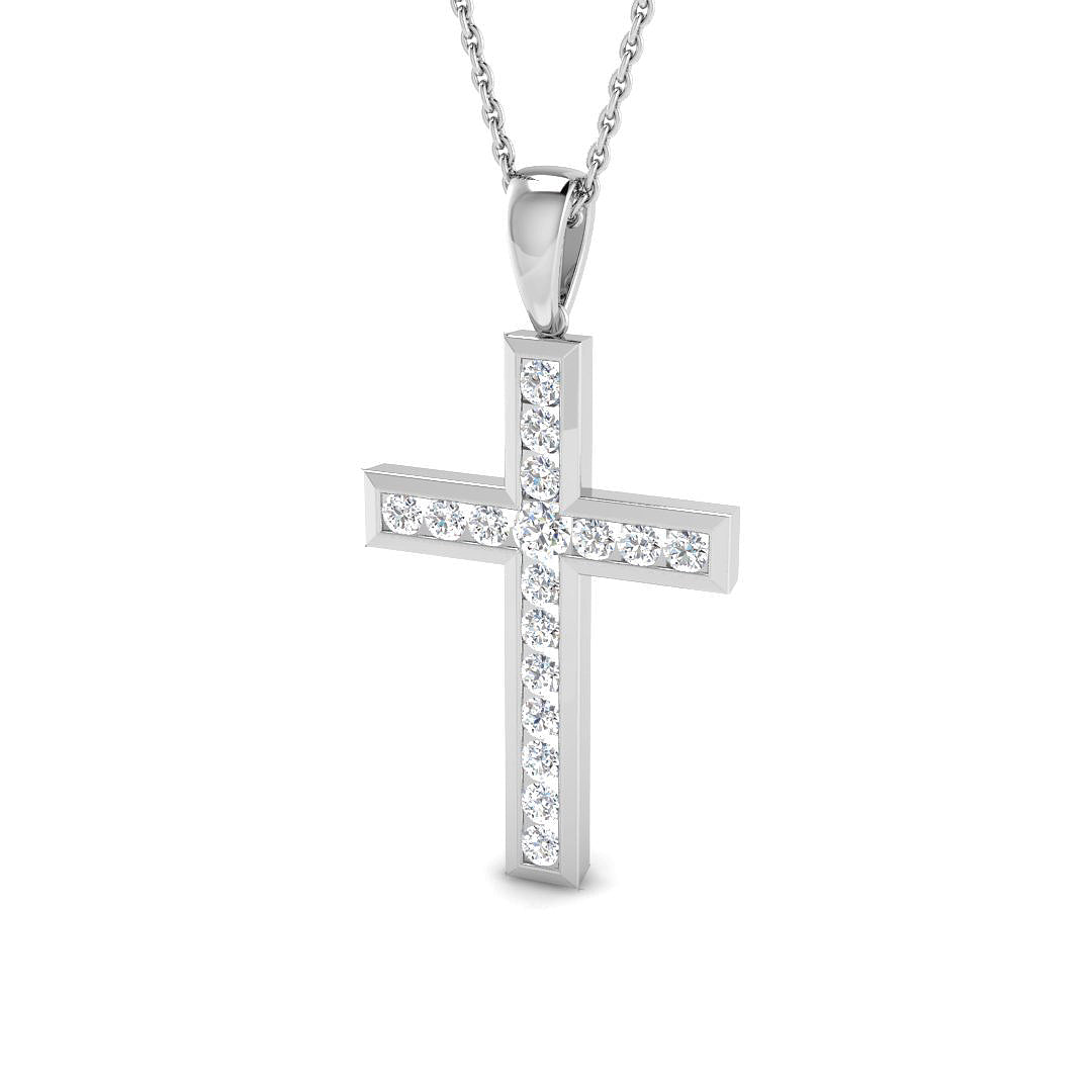 SP4271 — Cross - 9k White Gold