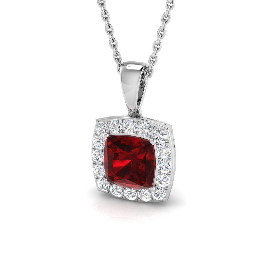 SP4285 — Pendant - 18 KT White Gold