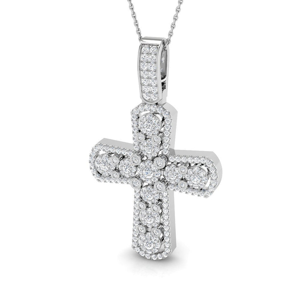 SP4349 — Cross - 9k White Gold