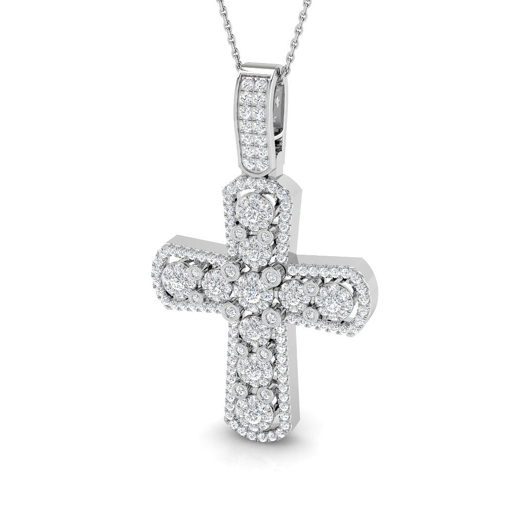 SP4349 — Cross - 9k White Gold