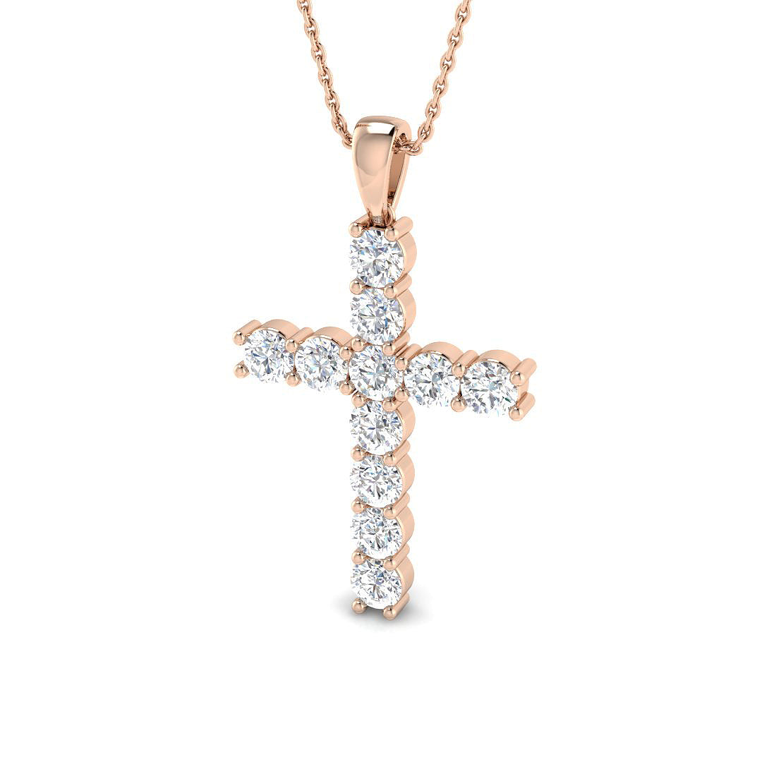 SP4413 — Cross - 9k Rose Gold