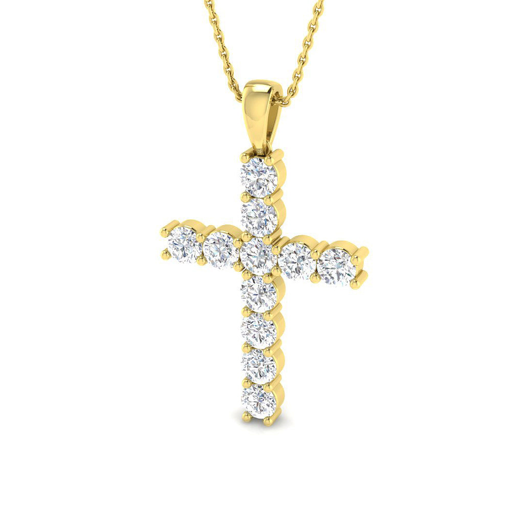 SP4413 — Cross - 9k Yellow Gold