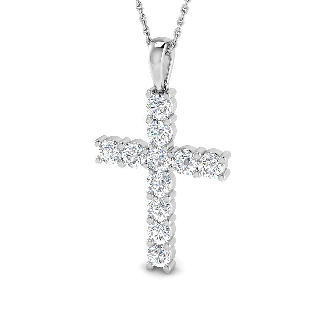 SP4414 — Cross - 9k White Gold