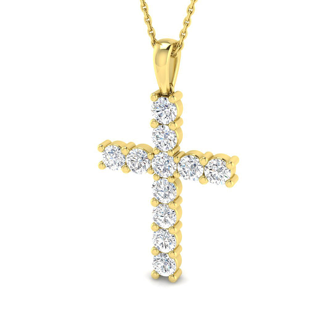 SP4414 — Cross - 9k Yellow Gold