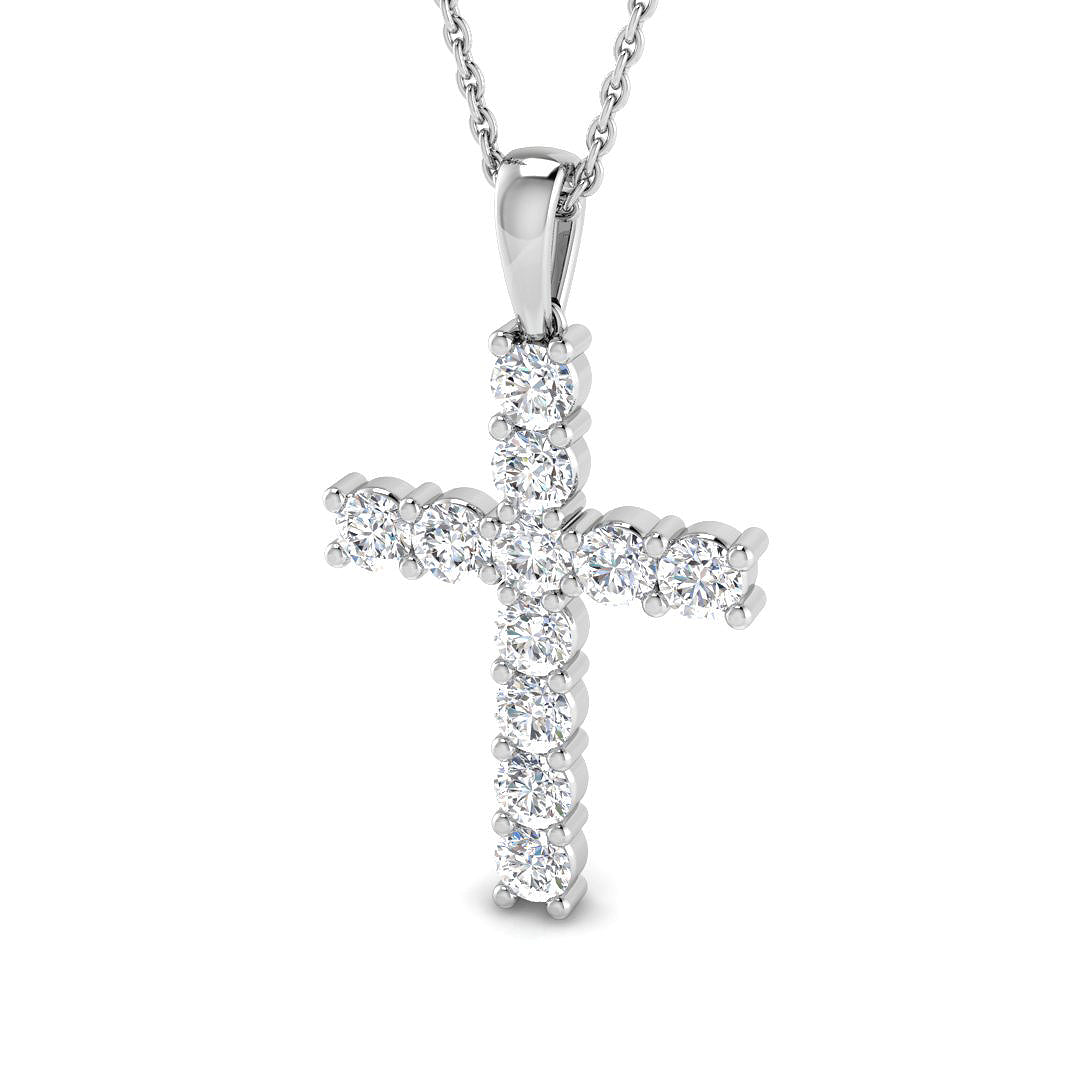 DCHQ1119 — Cross - 9k White Gold