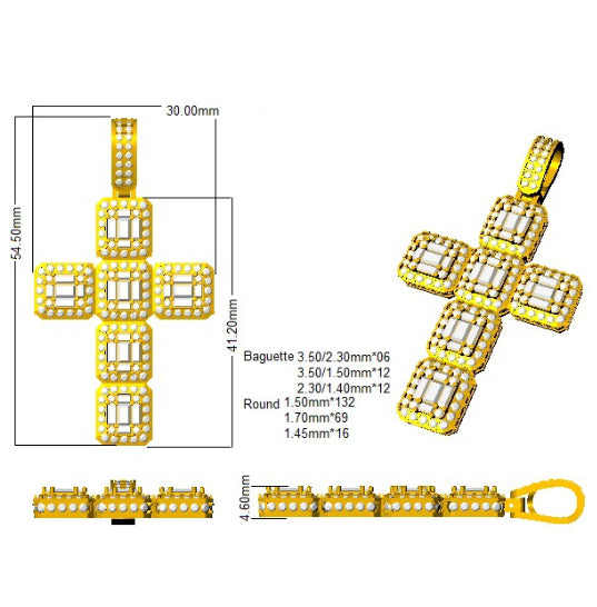 SP4420 — Cross - 9k Yellow Gold detail