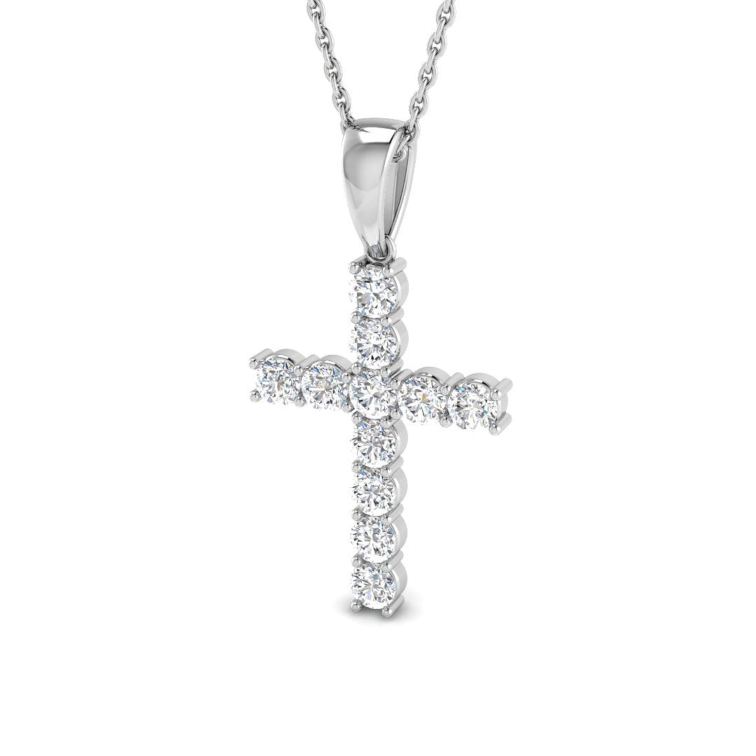 SP4433 — Cross - 9k White Gold