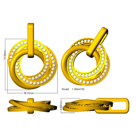 SP4438 — Pendant - 9k Yellow Gold detail