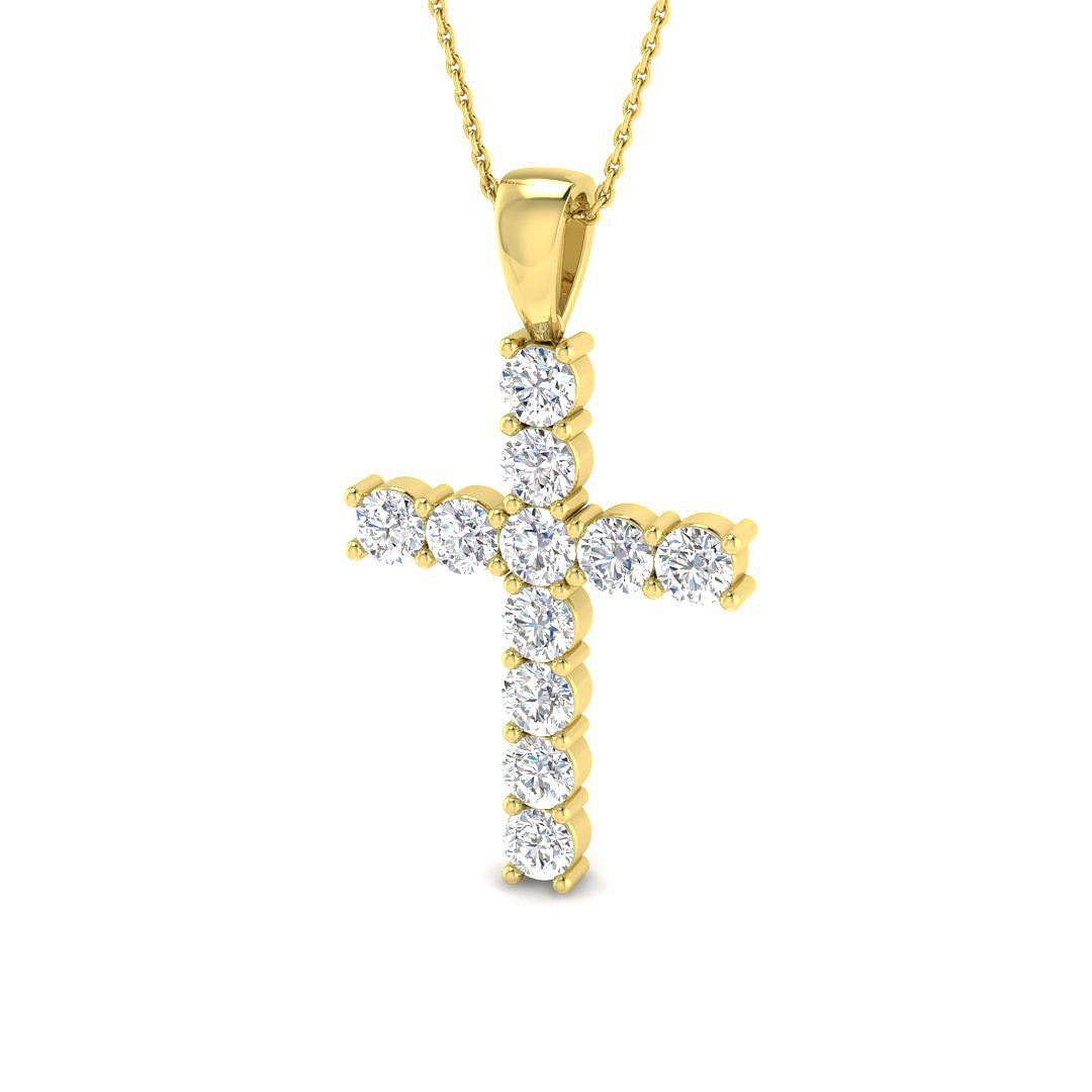 SP4445 — Cross - 9k Yellow Gold