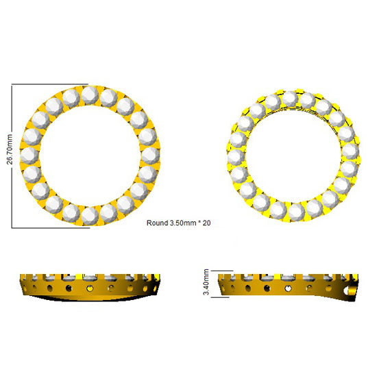 SP4466 — Pendant - 9k Yellow Gold detail