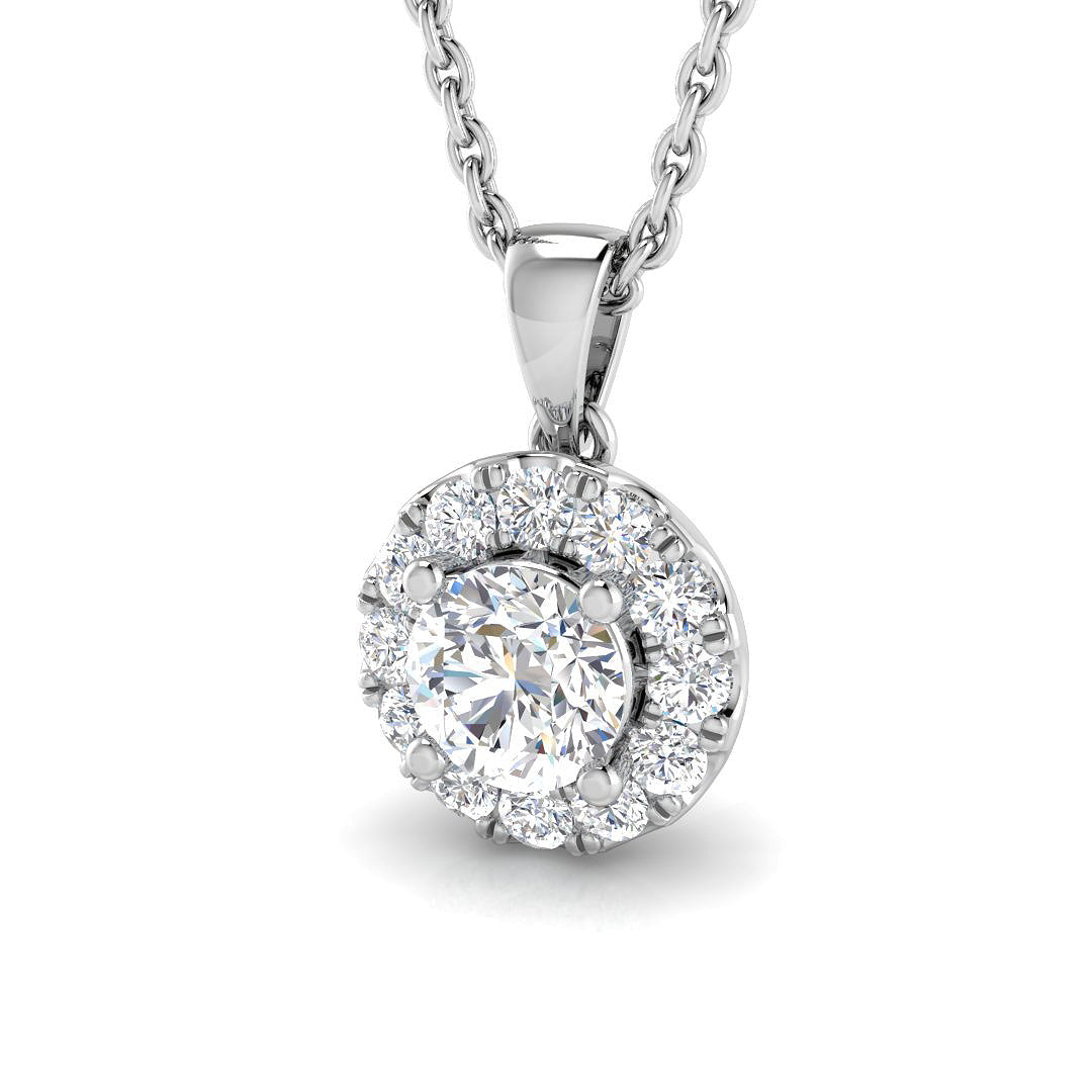 SP4545 — Pendant - 9k White Gold