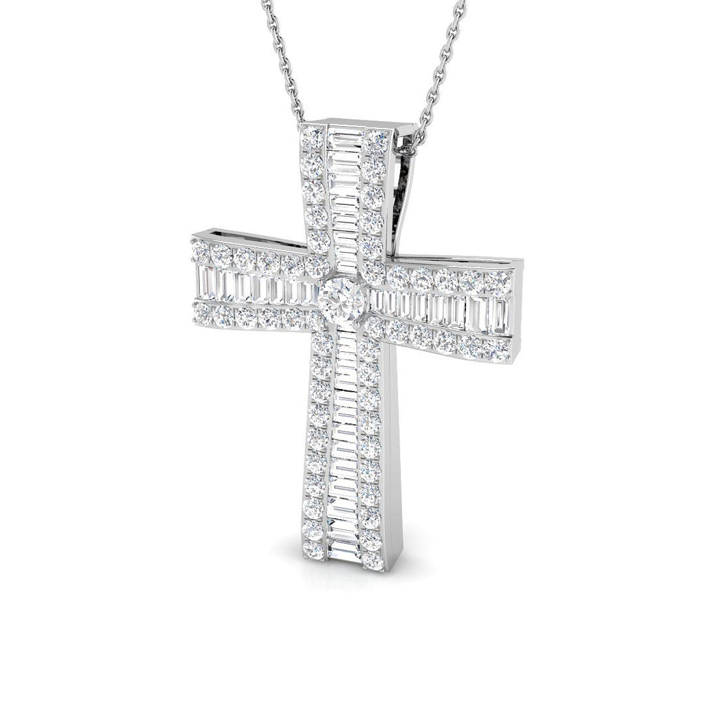 SP4552 — Cross - 9k White Gold