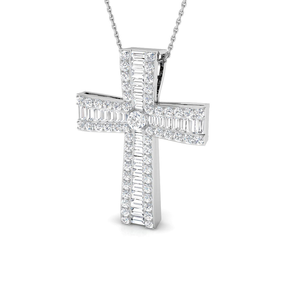SP4552 — Cross - 9k White Gold