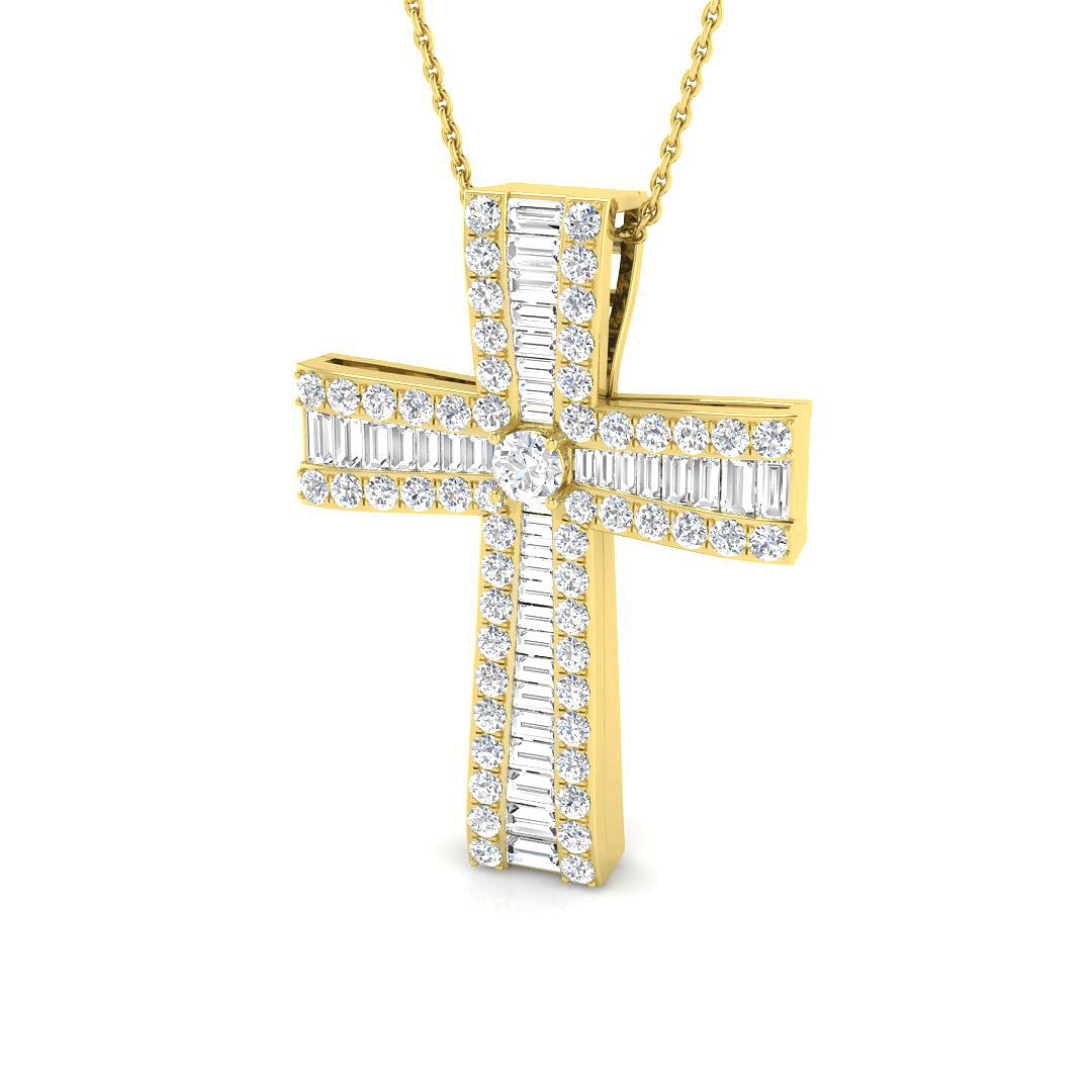 SP4552 — Cross - 9k Yellow Gold