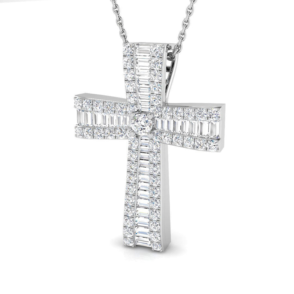 SP4553 — Cross - 9k White Gold