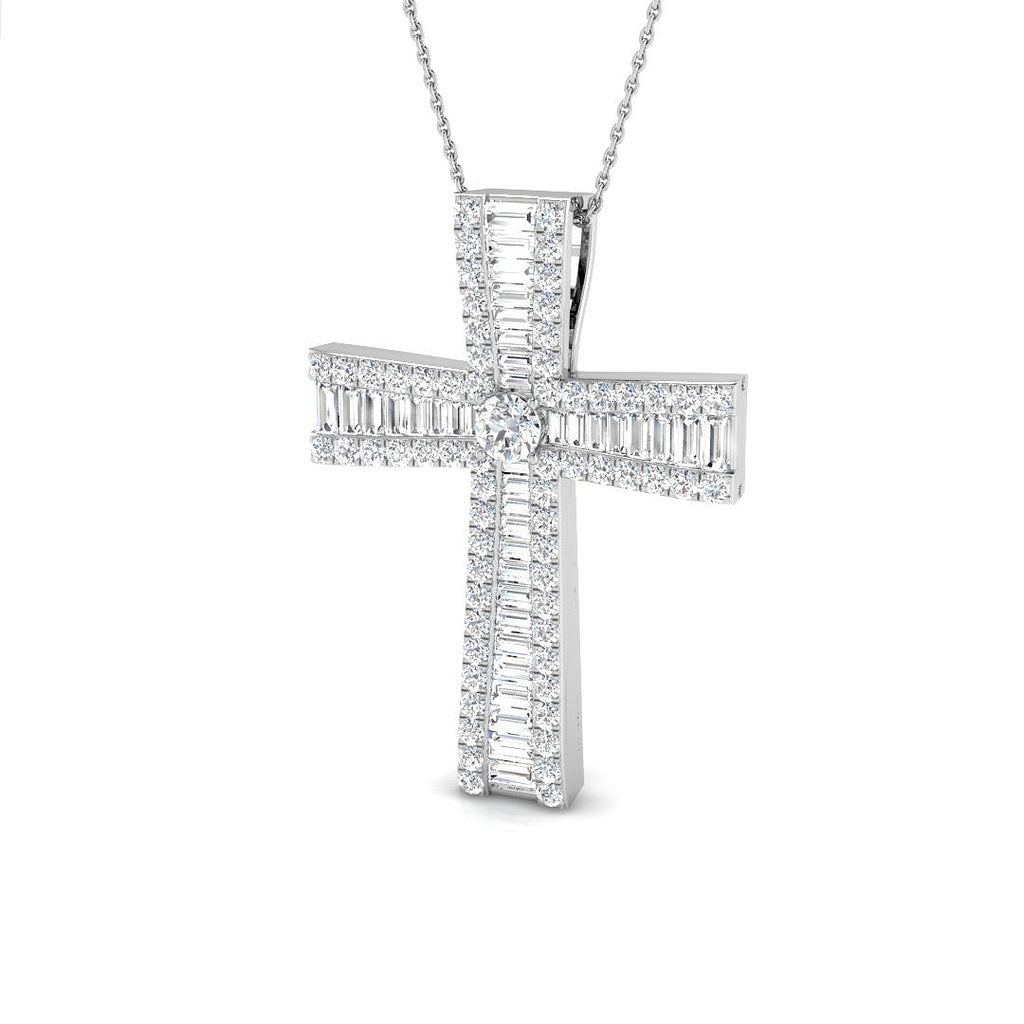 SP4554 — Cross - 9k White Gold