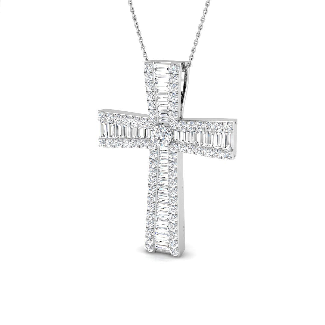 SP4554 — Cross - 9k White Gold