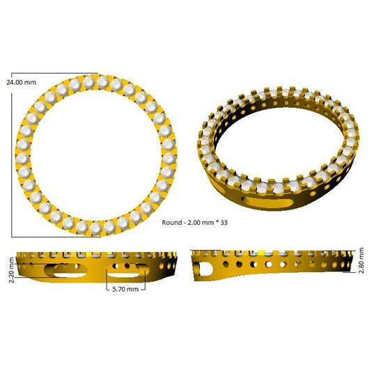SP4557 — Pendant - 9k Yellow Gold detail