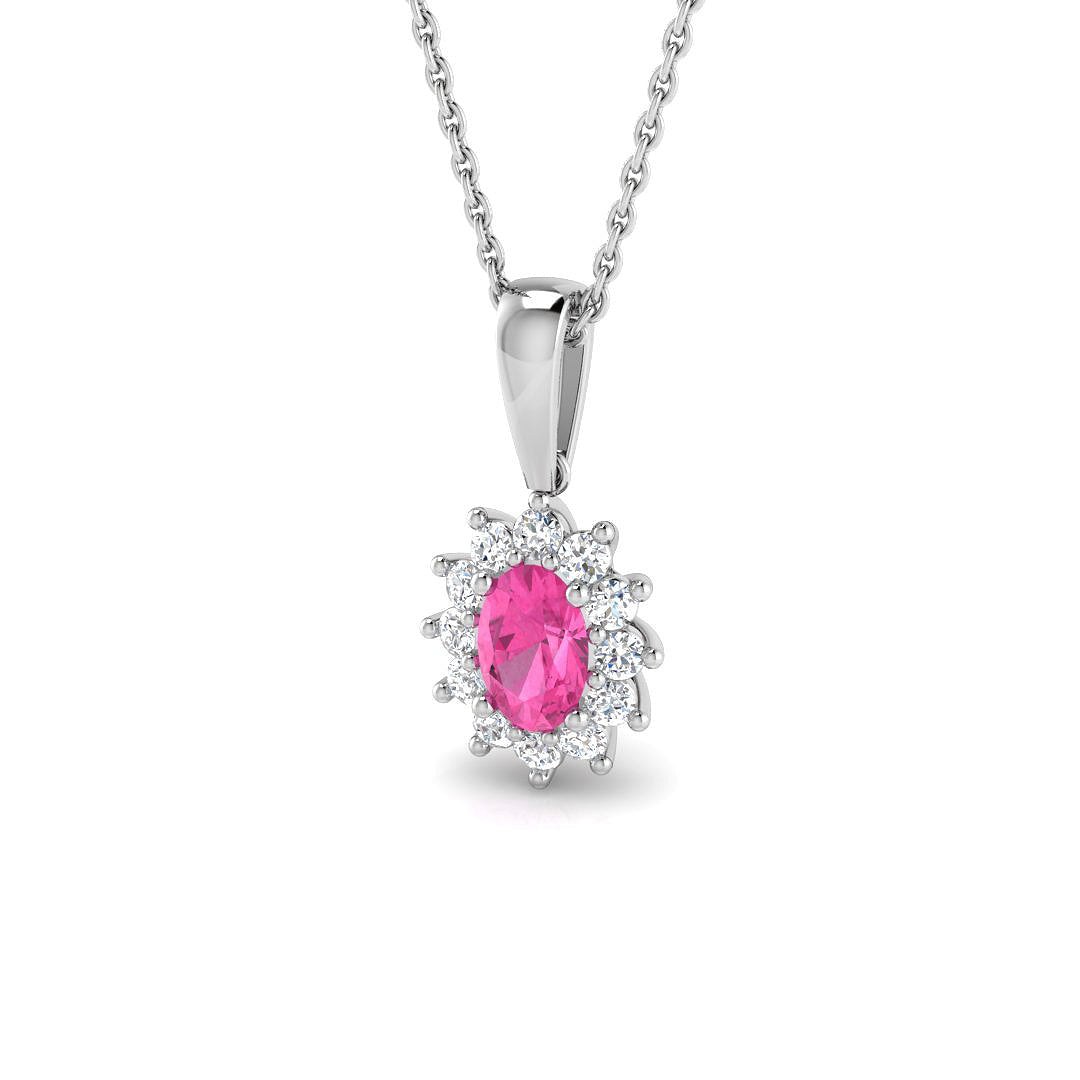 SP4560 — Pendant - 18 KT White Gold