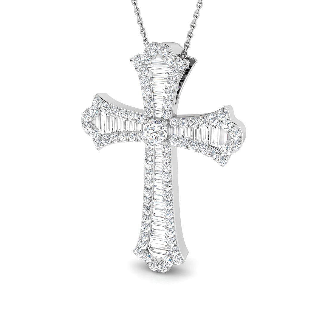 SP4562 — Cross - 9k White Gold