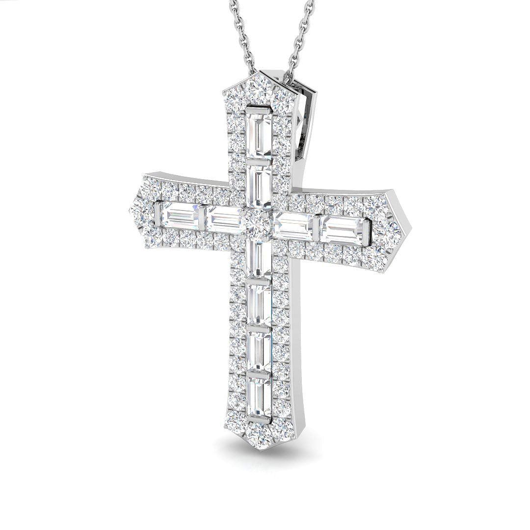 SP4572 — Cross - 9k White Gold