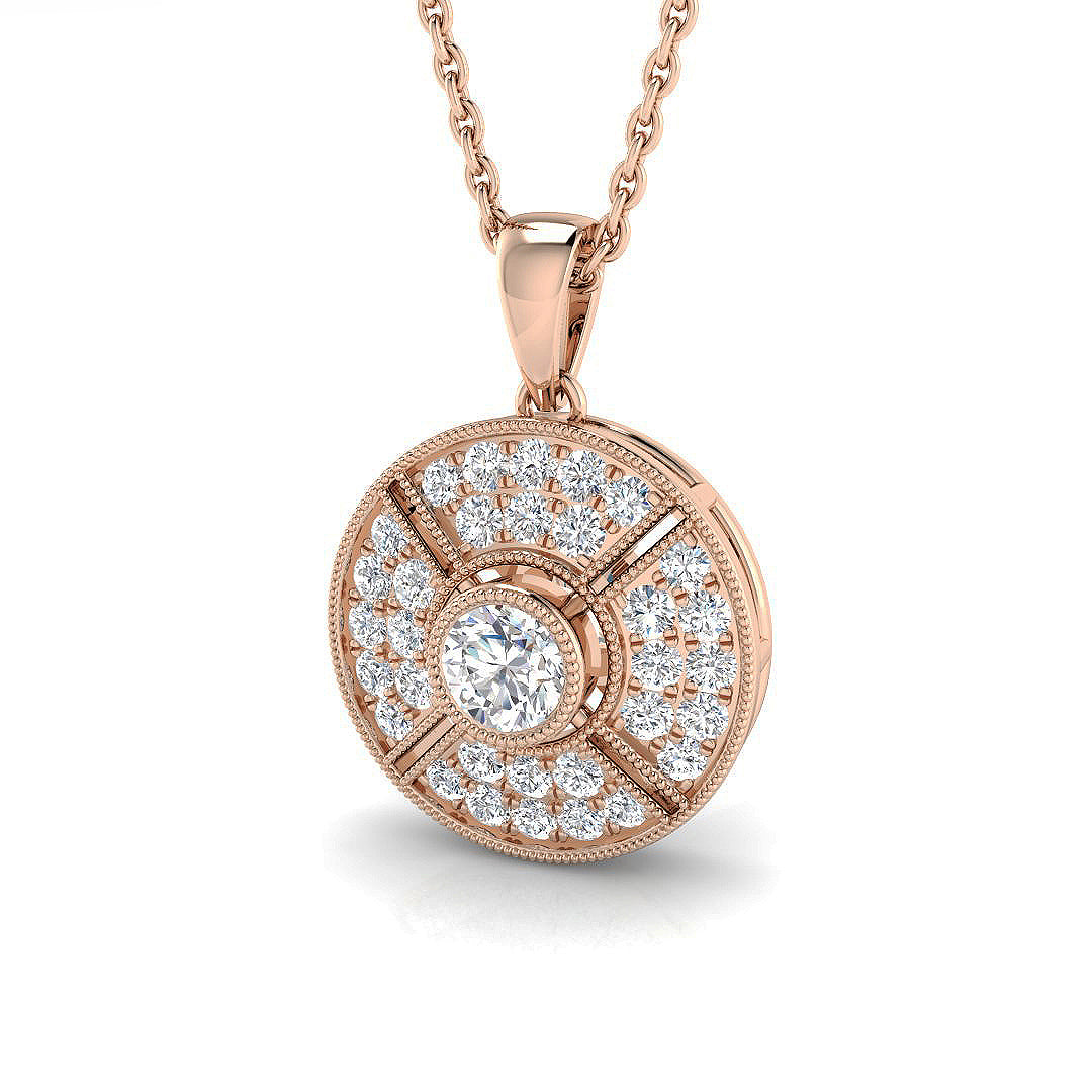 SP4575 — Pendant - 9k Rose Gold