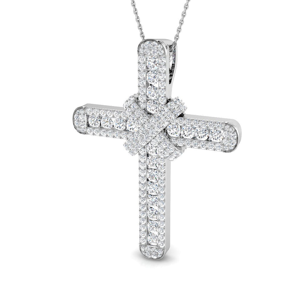 SP4606 — Cross - 9k White Gold
