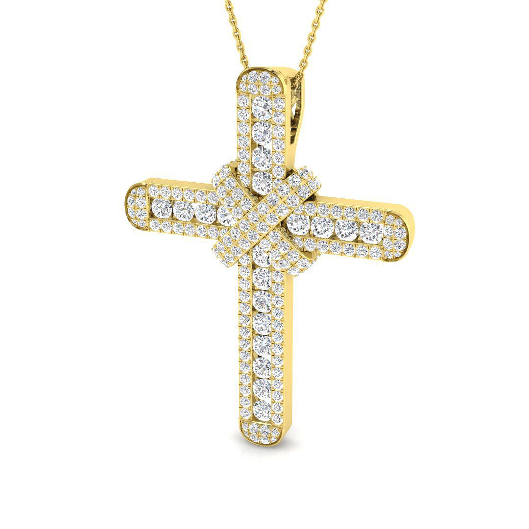 SP4606 — Cross - 9k Yellow Gold