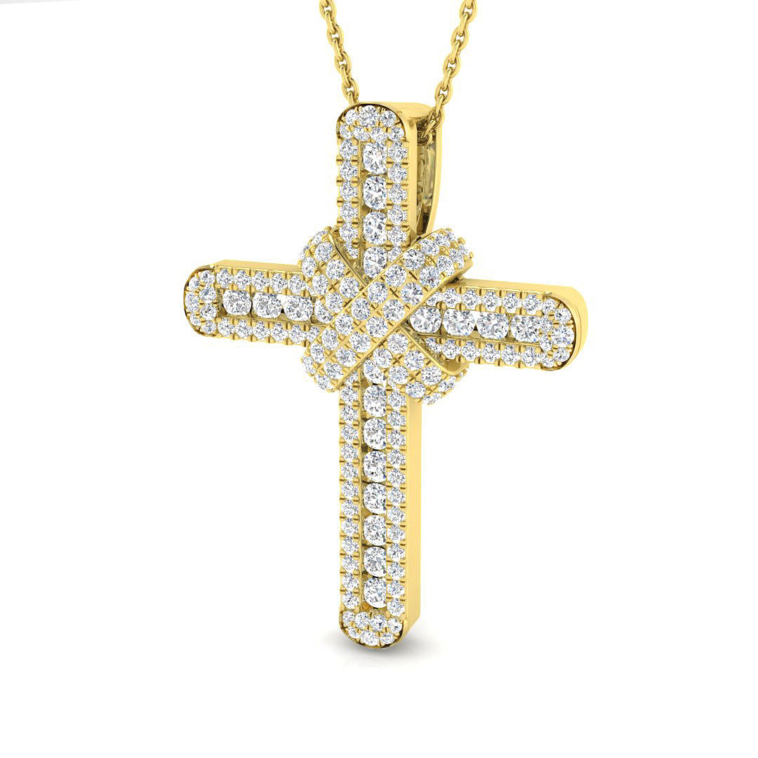 SP4611 — Cross - 9k Yellow Gold