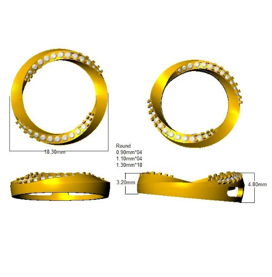 SP4719 — Pendant - 9k Yellow Gold detail