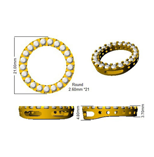 SP4724 — Pendant - 9k Yellow Gold detail