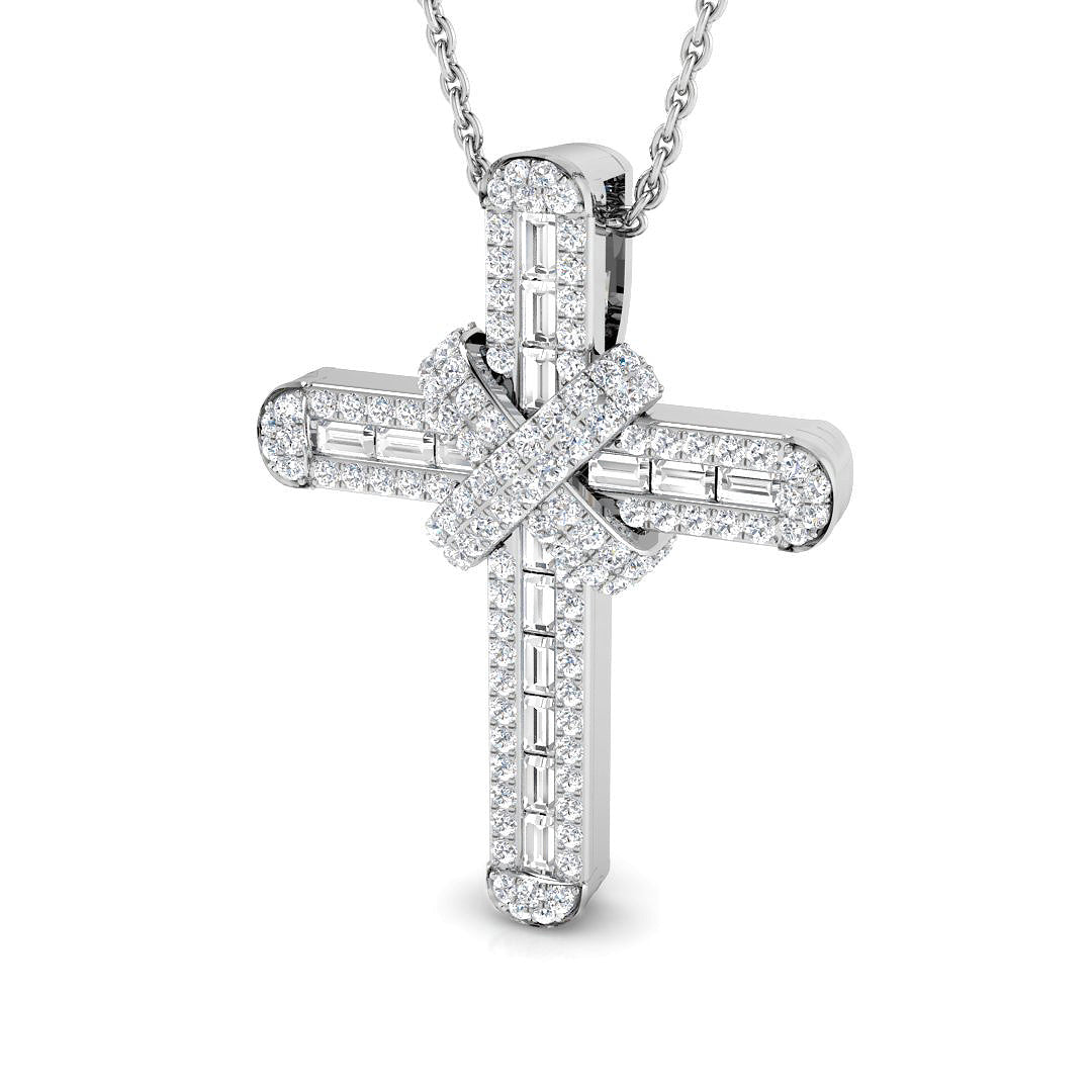 SP4731 — Cross - 9k White Gold