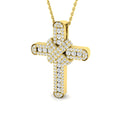 SP4732D — Cross - 9k Yellow Gold