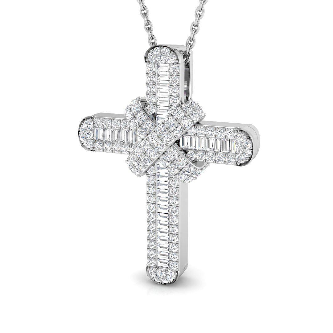 SP4732 — Cross - 9k White Gold
