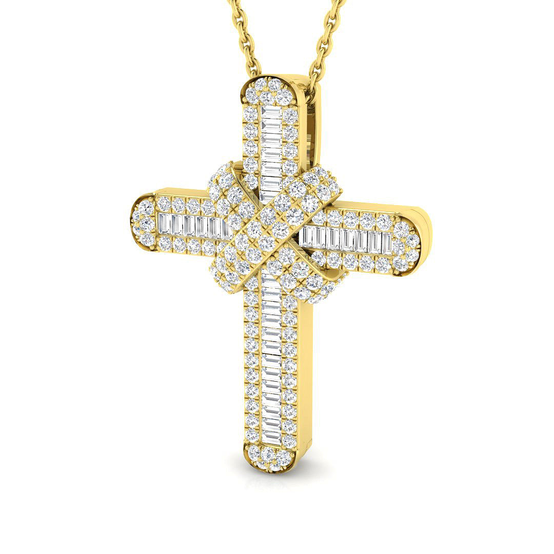 SP4732 — Cross - 9k Yellow Gold