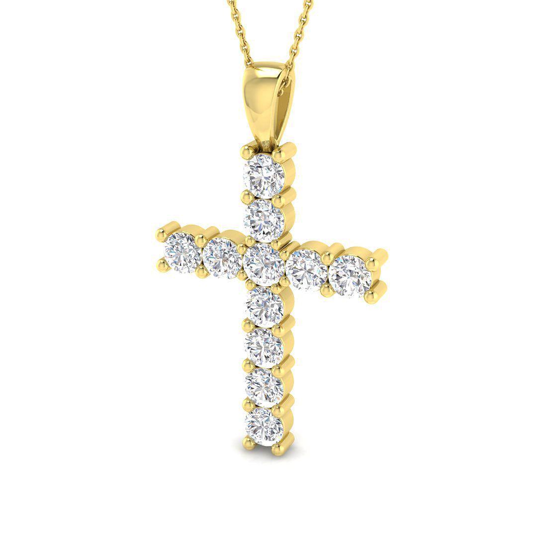 SP4738 — Cross - 9k Yellow Gold