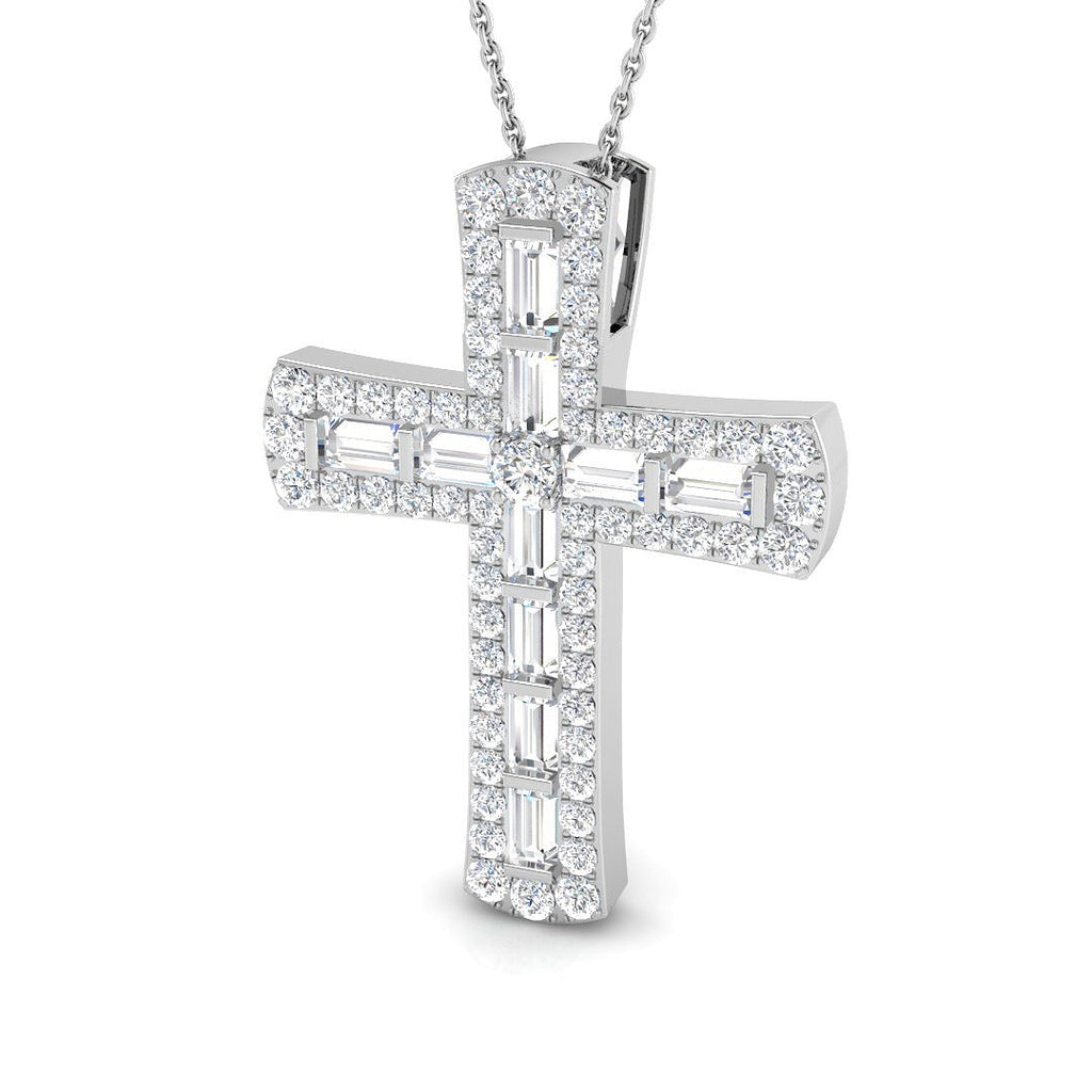 SP4745 — Cross - 9k White Gold