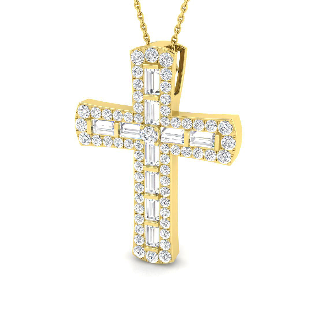 SP4745 — Cross - 9k Yellow Gold