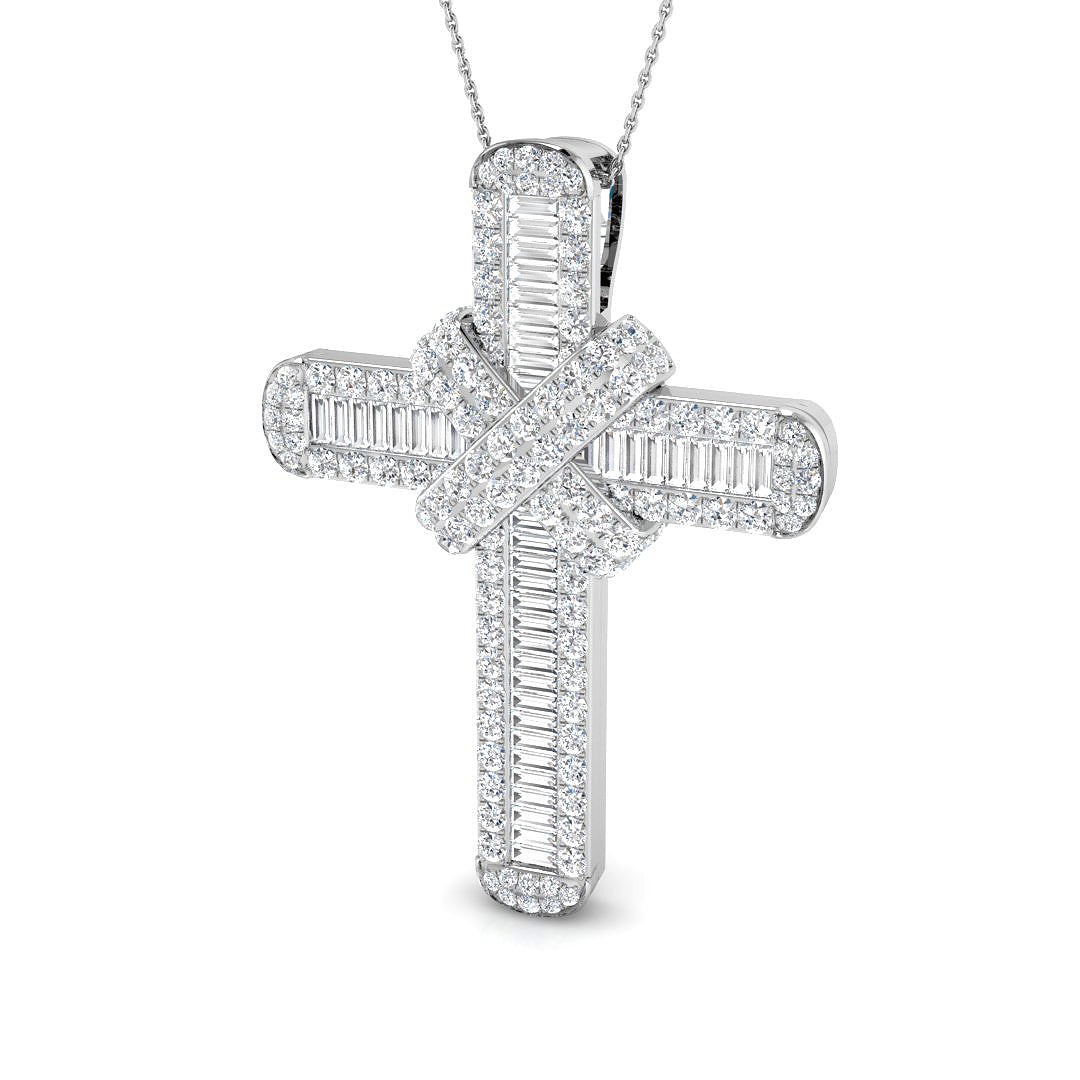 SP4746 — Cross - 9k White Gold
