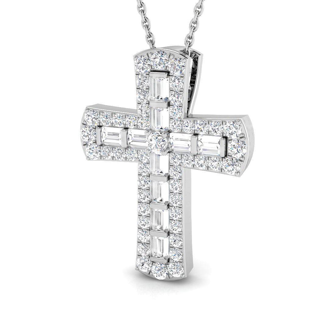 SP4747 — Cross - 9k White Gold