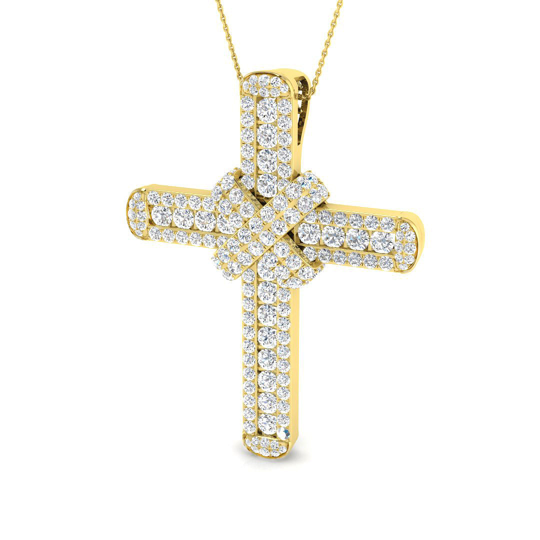 SP4752 — Cross - 9k Yellow Gold