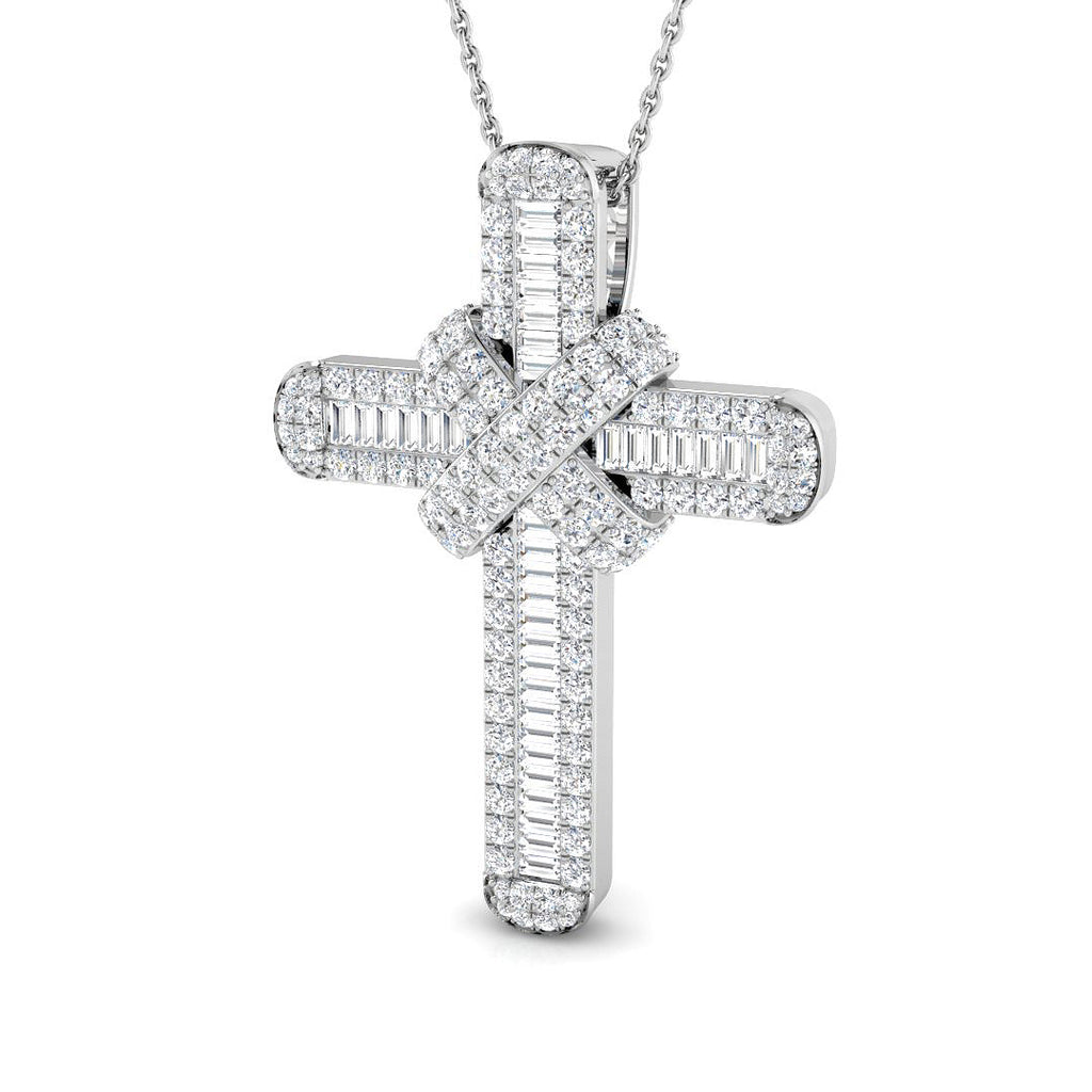 SP4763 — Cross - 9k White Gold