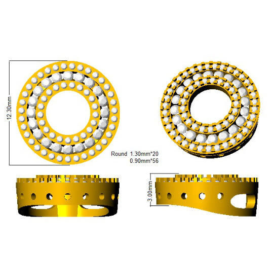 SP4767 — Pendant - 9k Yellow Gold detail