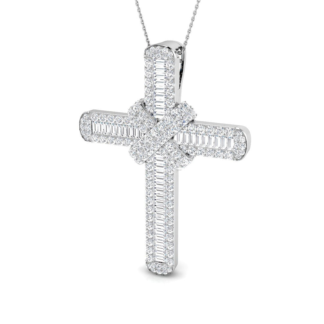 SP4793 — Cross - 9k White Gold