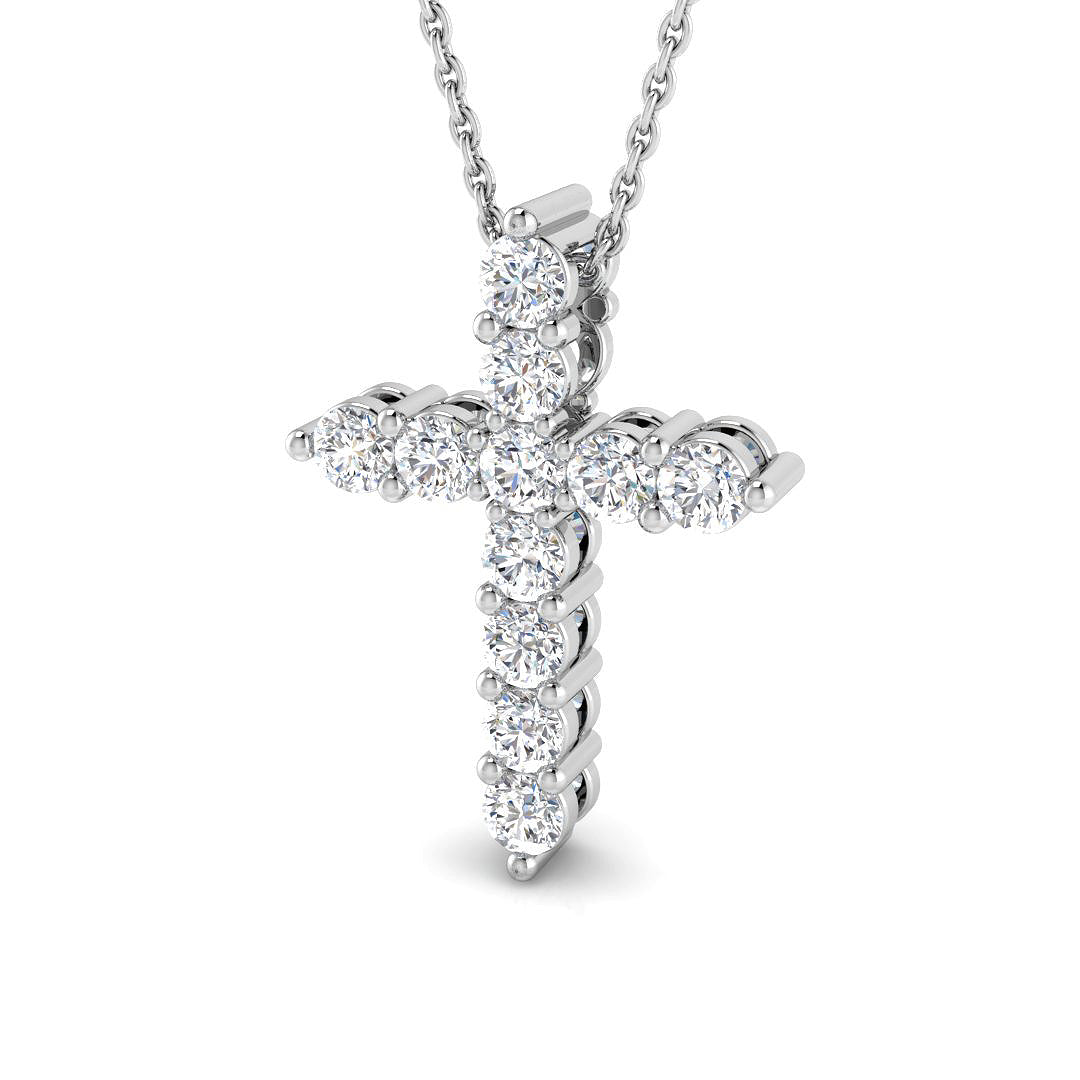 SP4799 — Cross - 9k White Gold