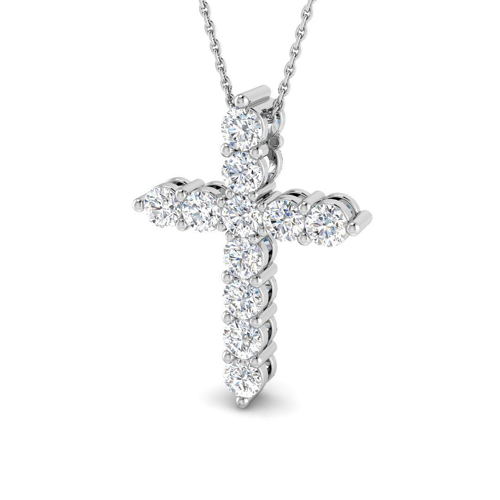 SP4801 — Cross - 9k White Gold
