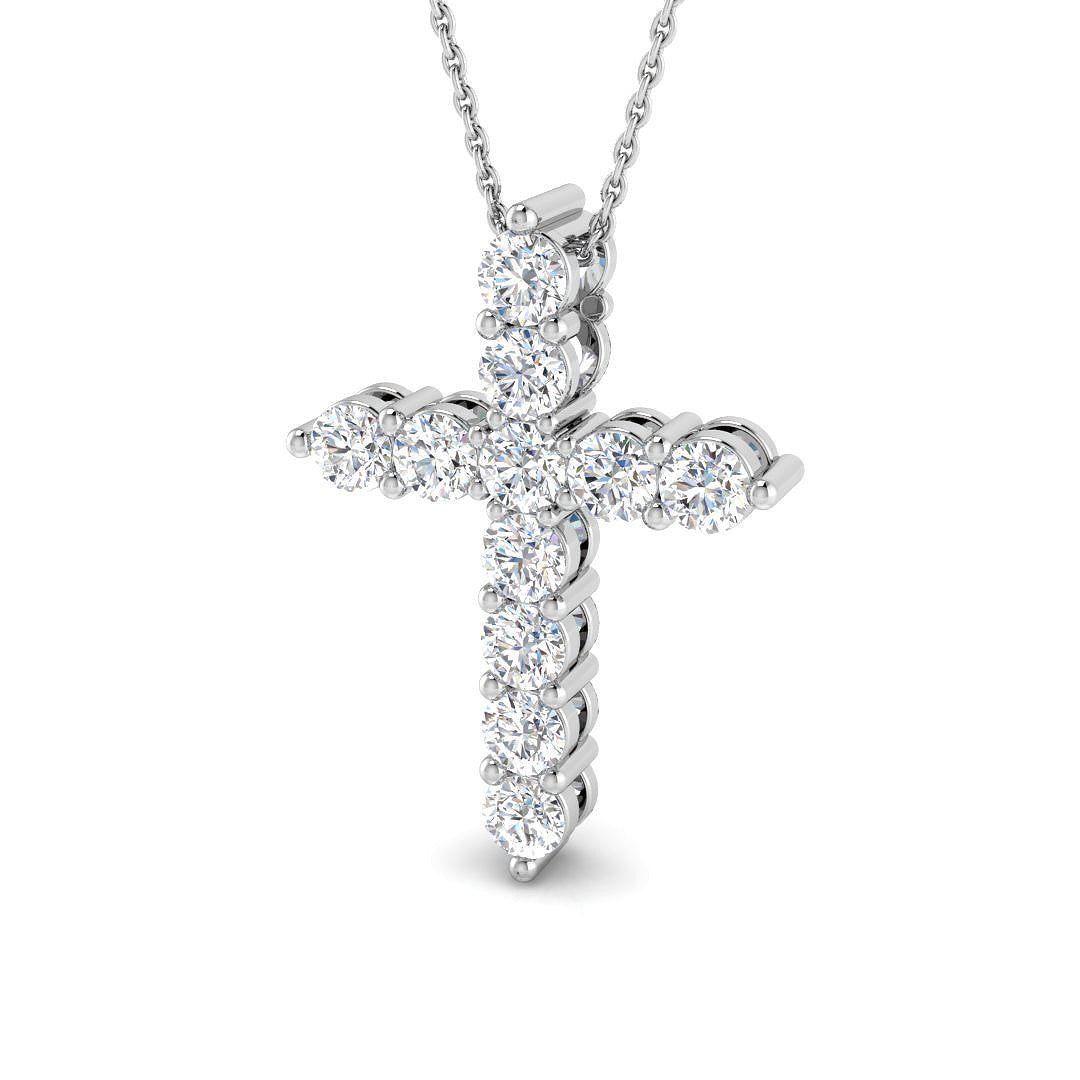 SP4801 — Cross - 9k White Gold
